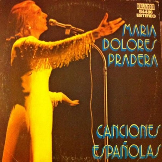 María Dolores Pradera Acompañada Por Los Gemelos ‎"Canciones Españolas" (LP)