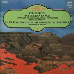 Ferde Grofé - Suite Gran Cañon / La Ultima Noche de Los Promenade Concerts (Enciclopedia Salvat de Los Grandes Temas de la Música) (LP) 