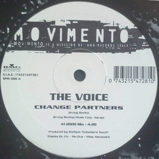 The Voice "Change Partners / My Way" (12")