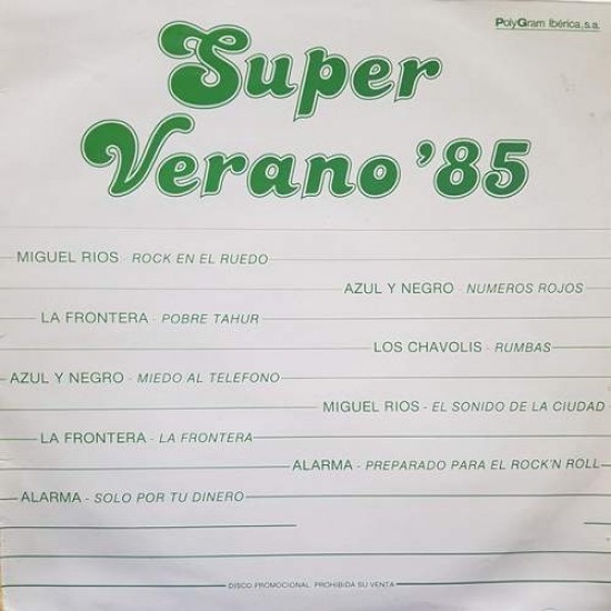 Super Verano 85 (LP)