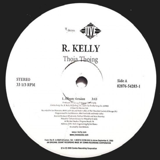 R. Kelly ‎"Thoia Thoing" (12")