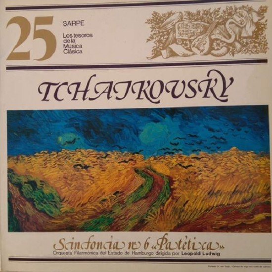 P.I. Tchaikovsky - Leopold Ludwig / Orquesta Filarmonica De Hamburgo "Sinfonia No. 6 In Si Minore Op. 74 "Patetica'" (LP) 