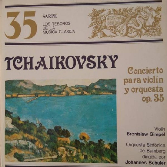 Tchaikovsky - Johannes Schüler / Orquesta Sinfónica de Bamberg "Concierto Para Violin y Orquesta Op. 35" (LP) 