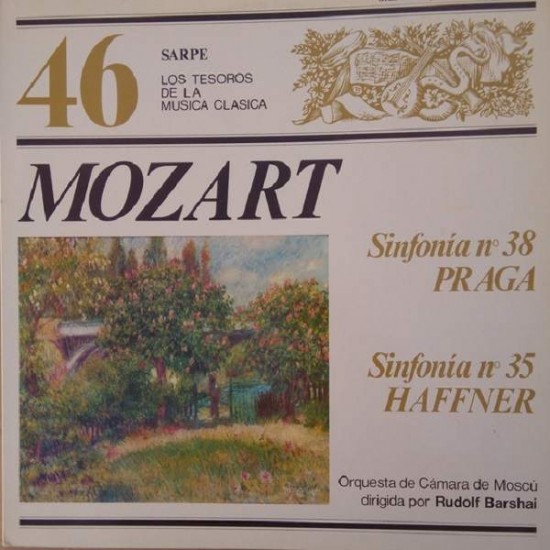Mozart - Rudolf Barshai / Orquesta de Camara de Moscú "Sinfonía Nº38 "Praga" / Sinfonía Nº35 "Haffner"" (LP)