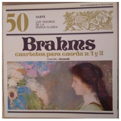 Brahms - Cuarteto Janacek - Cuartetos Para Cuerda Nº 1 y 2 (LP) 
