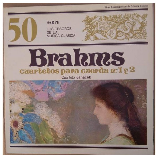 Brahms - Cuarteto Janacek "Cuartetos Para Cuerda Nº 1 y 2" (LP) 