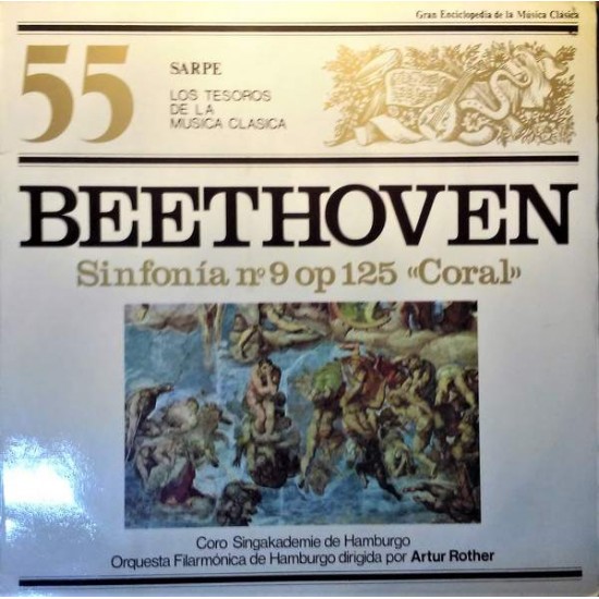 Beethoven / Coro Singakademie de Hamburgo, Orquesta Filarmónica de Hamburgo, Artur Rother "Sinfonía Nº 9 En Re Menor Op. 125 "Coral"' (LP) 