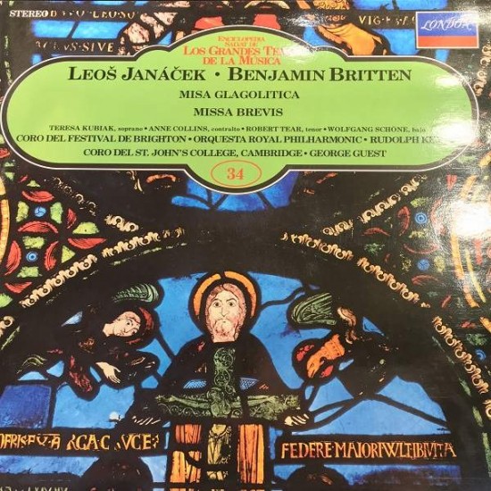 Leoš Janáček / Benjamin Britten ‎"Misa Glagolitica / Missa Brevis" (LP)