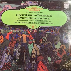 Georg Philipp Telemann / Dmitri Shostakovich - La Cantata Profana (LP) 