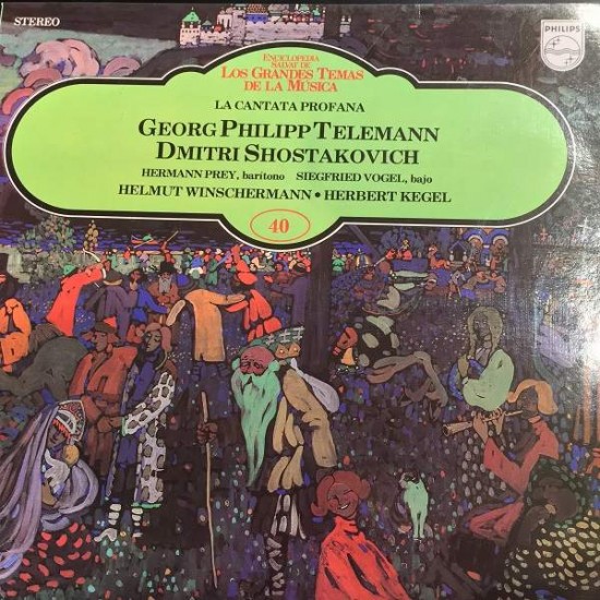 Georg Philipp Telemann / Dmitri Shostakovich "La Cantata Profana" (LP)