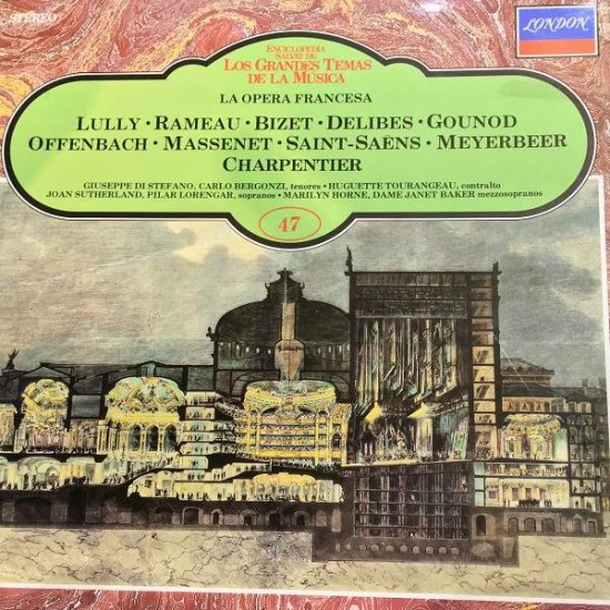 Lully / Rameau/ Bizet / Delibes / Gounded/ Offenbach / Massenet/ Saint-Saens / Meyerbeer ,/ Charpentier ‎"Nabucco / Il Trovatore / La Traviata / Aida / Otello Selecciones" (LP)