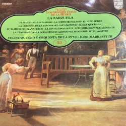 Igor Markevitch / Solistas Coro Y Orquesta De La Rtve - La Zarzuela (LP) 