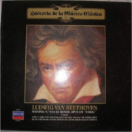 Ludwig Van Beethoven / Coro Y Orquesta Sinfonica De Chicago / Georg Solti ‎"Sinfonía Nº 9 En Re Menor, Opus 125 'Coral' 1º Parte" (LP)
