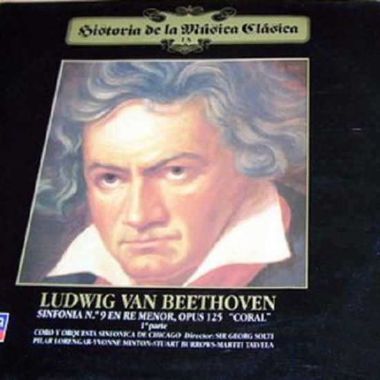 Ludwig Van Beethoven / Chicago Symphony Orchestra And Chorus / Georg Solti ‎"Sinfonía Nº 9 En Re Menor, Opus 125 'Coral' 2º Parte" (LP)