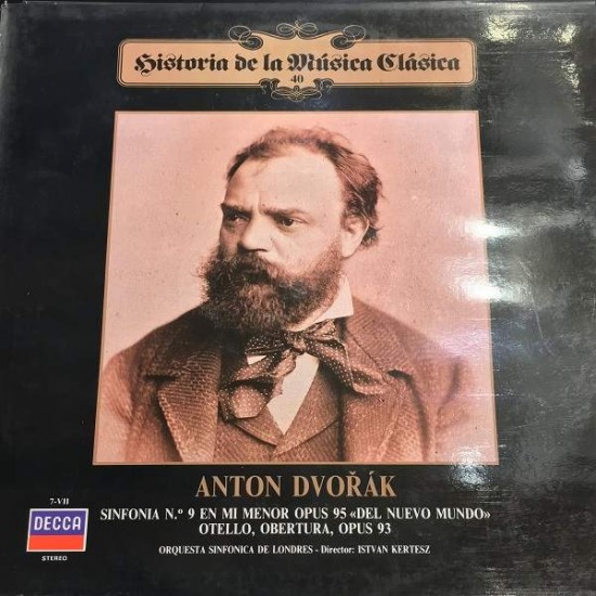 Antonín Dvořák‎ "Sinfonia Nº9 En Mi Menor Opus 95 'Del Nuevo Mundo' Otello, Obertura, Opus 93" (LP)