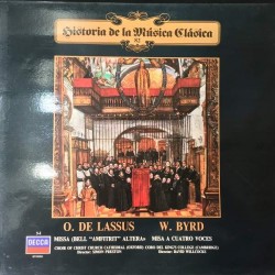 O. De Lassus / W. Byrd / Choir Of Christ Church Cathedral, Oxford / Coro Del King's College, Cambridge - Missa (Bell "Amfitrit" Altera) - Misa A Cuatro Voces (LP) 