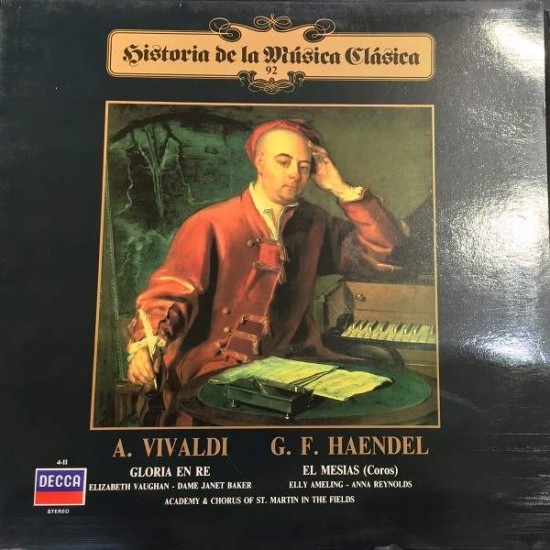 Antonio Vivaldi / Georg Friedrich Händel ‎"Gloria En Re / El Mesias (Coros)" (LP)