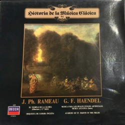 Jean-Philippe Rameau / Georg Friedrich Händel - El Templo De La Gloria (Obertura Y 2ª Suite) / Musica Para Los Reales Fuegos Artificiales Musica Acuatica (Suite) (LP) 