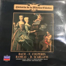 Bach / Couperin / Rameau / Scarlatti - Concierto Italiano - Orden Nº4 - Suite En Mi menor - Sonatas - George Malcom - Colin Tilney (LP) 
