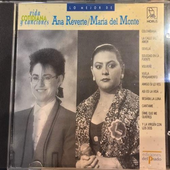 Ana Reverte / María Del Monte ‎"Lo Mejor de Ana Reverte Y Maria Del Monte" (CD) 