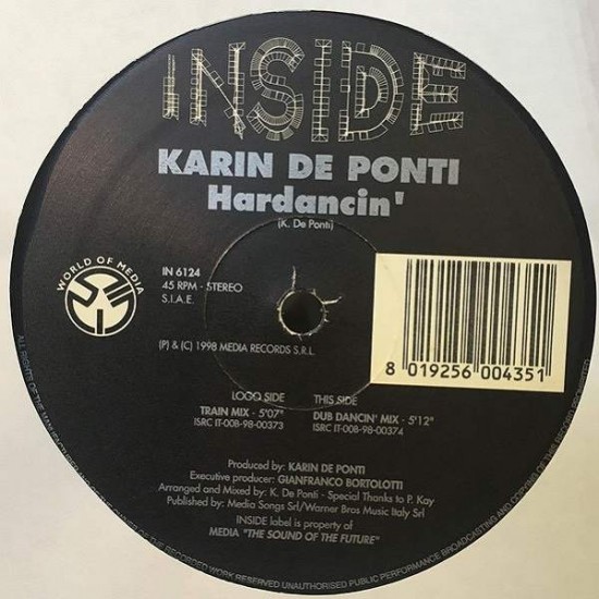 Karin De Ponti ‎"Hardancin'" (12")