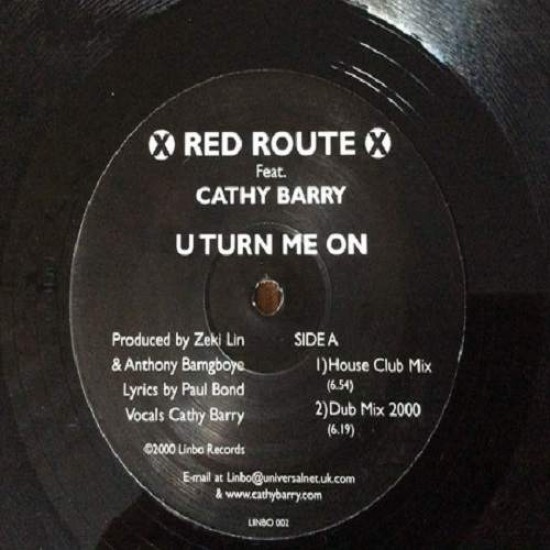 Red Route Feat. Cathy Barry ‎"U Turn Me On" (12")