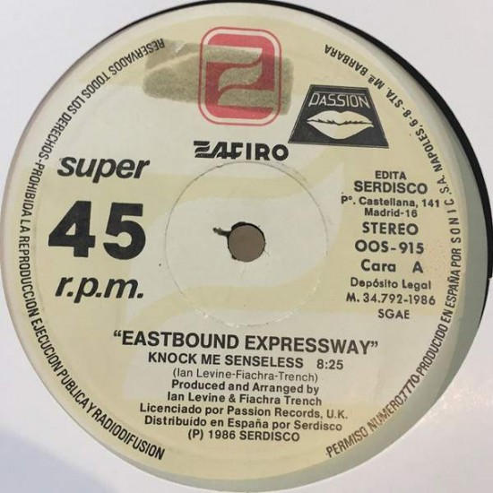 Eastbound Expressway ‎"Knock Me Senseless" (12")