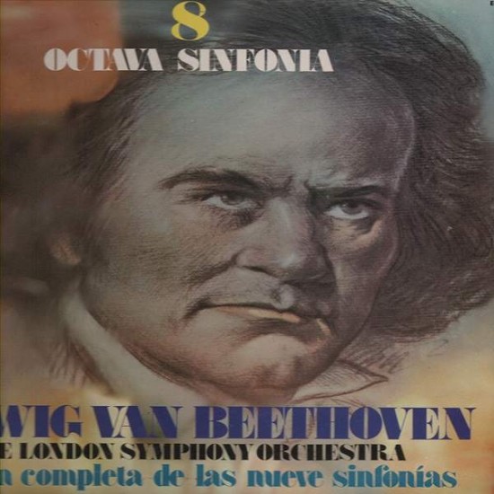 Beethoven, Orquesta Sinfonica De Londres Director Josef Krips "Sinfonia Nr. 8 En Fa Mayor, Op. 93" (LP) 