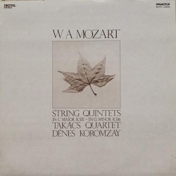 W. A. Mozart, Takács Quartet, Denes Koromzay - String Quintets In C Major K515 / In G Minor K 516 (LP) 