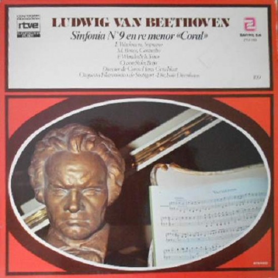 Ludwig van Beethoven ‎– Sinfonía N°9 En Re Menor "Coral" (LP)
