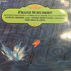 Trío Beaux-Arts + Samuel Rhodes & Georg Hörtnagel - Franz Schubert (LP) 