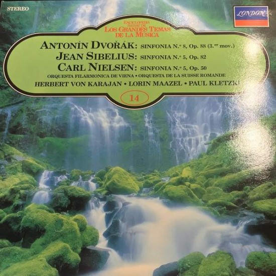 Antonín Dvořák / Jean Sibelius / Carl Nielsen ‎"Sinfoinia Nº8 - Op. 88 (3er mov.) + Sinfonia Nº5 - Op. 82 + Sinfonia Nº5 - Op.50" (LP)