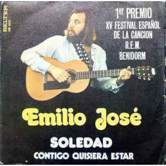 Emilio José ‎ "Soledad  Contigo Quisiera Estar" (7")