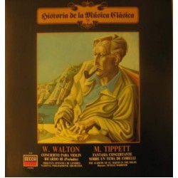 W. Walton / M. Tippett / O. Sinfónica De Londres / Nat. Philharmonic Orchestra / Academy Of St. Martin In The Fields / B. Herrmann / N. Marriner - Concierto Para Violín / Ricardo 3º (Preludio) / Fantasía Concertante Sobre Un Tema De Corelli (LP) 