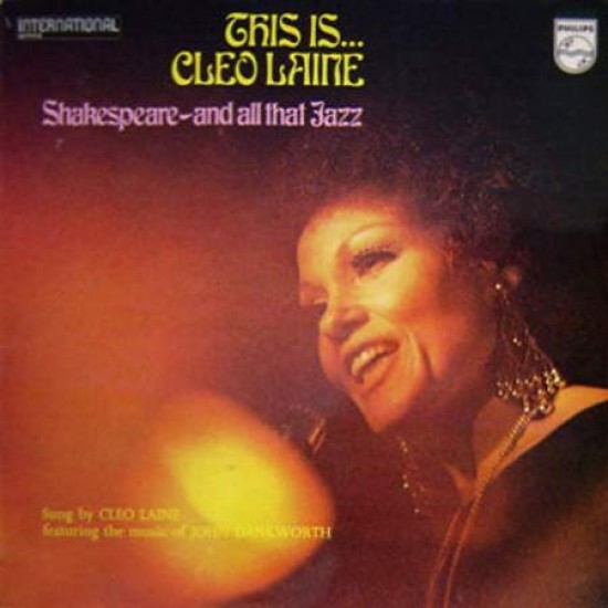 Cleo Laine ‎ "This Is... Cleo Laine - Shakespeare, And All That Jazz" (LP)