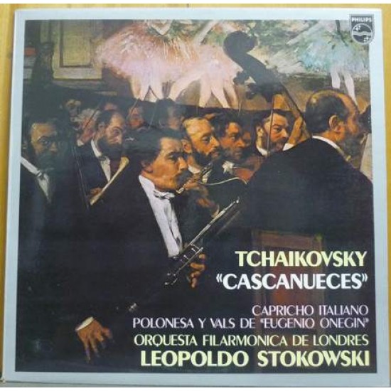 Tchaikovsky / Orquesta Filarmónica De Londres, Leopoldo Stokowski "Cascanueces / Capricho Italiano Polonesa Y Vals De "Eugenio Onegin"" (LP)