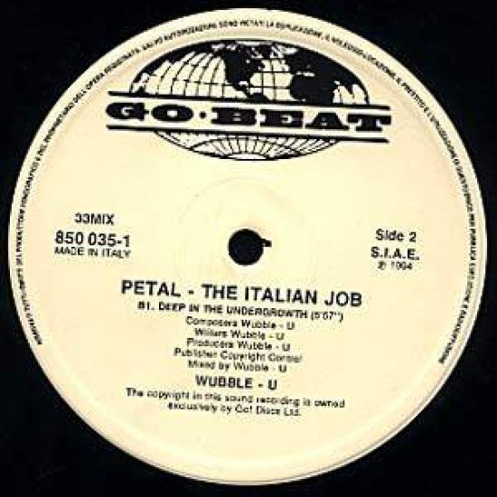 Wubble-U ‎"Petal (The Italian Job)"(12")