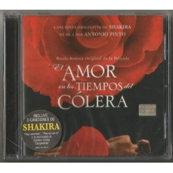 Shakira & Antonio Pinto ‎"El Amor En Los Tiempos Del Cólera (Banda Sonora Original De La Pelicula)" (CD) 