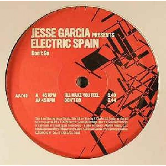 Jesse Garcia ‎"I'll Make You Feel / Don't Go" (12")