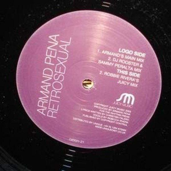 Armand Pena "Retrosexual" (12")