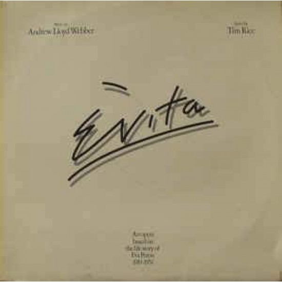 Andrew Lloyd Webber, Tim Rice ‎" Evita" (2xLP - Gatefold)