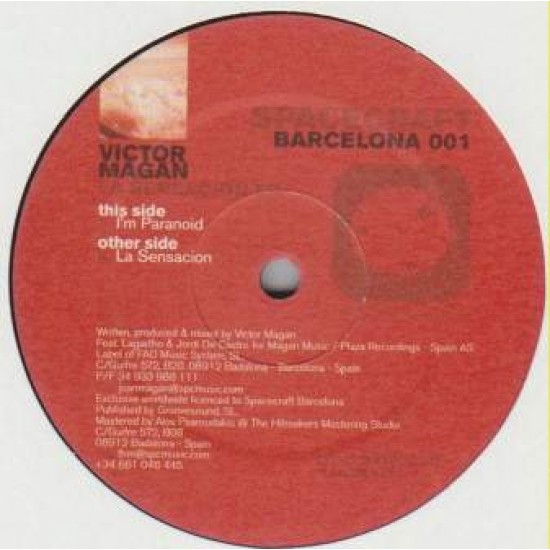 Victor Magan ‎"La Sensacion EP" (12")