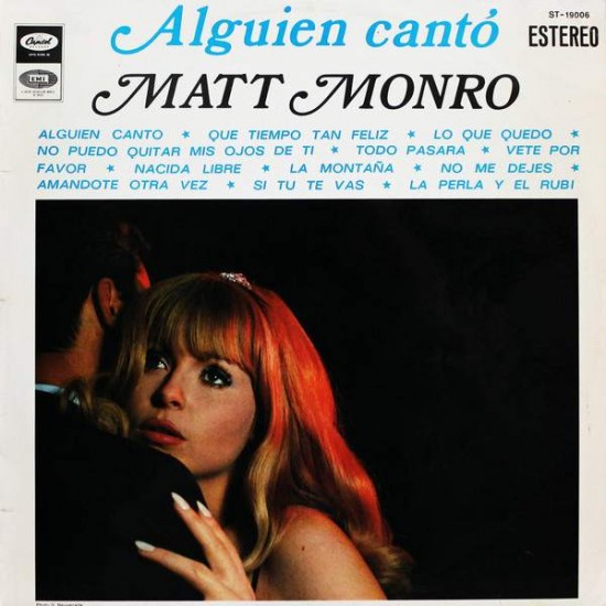 Matt Monro ‎"Alguien Cantó" (LP)