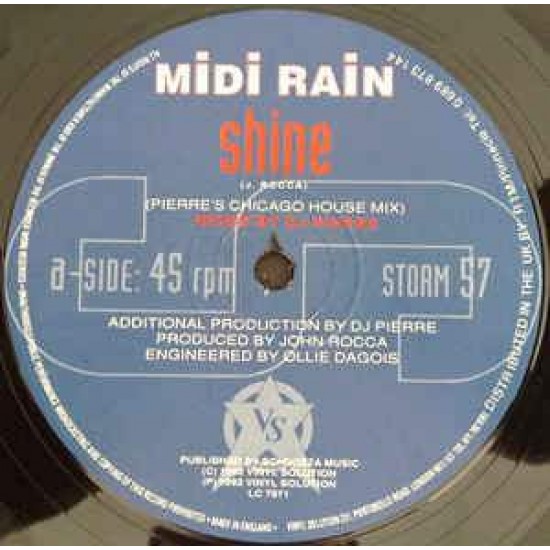 Midi Rain ‎"Shine" (12")