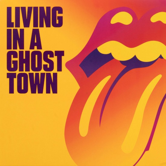 The Rolling Stones ‎"Living In A Ghost Town" (10" - Vinilo Color Naranja Transparente) 