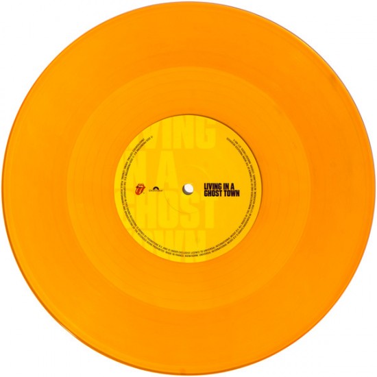 The Rolling Stones ‎"Living In A Ghost Town" (10" - Vinilo Color Naranja Transparente) 