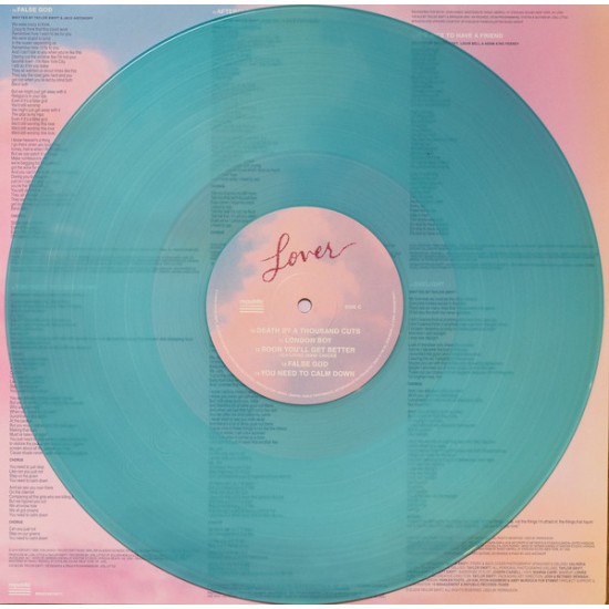 Taylor Swift Lover (2xLP - color Rosa + Azul Transparente)