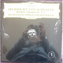 Brahms - Herbert von Karajan, Berliner Philharmoniker - Symphonie Nr. 1 (LP) 