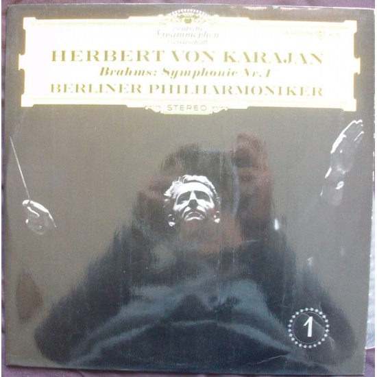 Brahms - Herbert von Karajan, Berliner Philharmoniker ‎"Symphonie Nr. 1" (LP) 