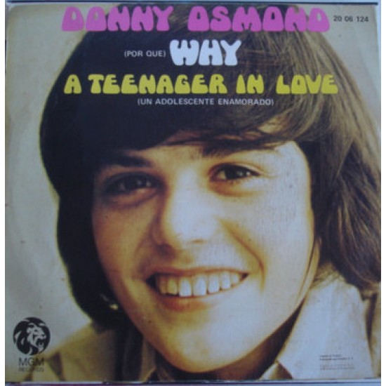 Donny Osmond ‎"Why (¿Por Qué?)" (7") 